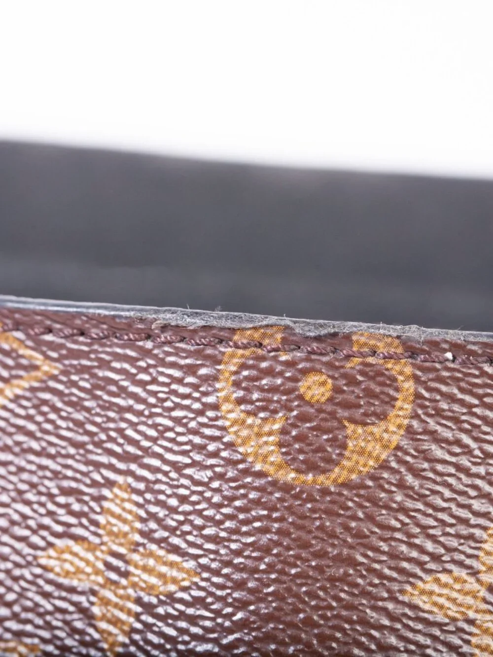 Authentic Louis Vuitton Monogram Flower Tote Black Shoulder Bag